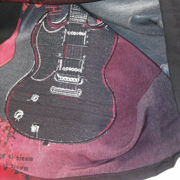 Classic Rock House Musical Size 2XL Red Metal Battle of The Bands Embroidered - Picture 6 of 8